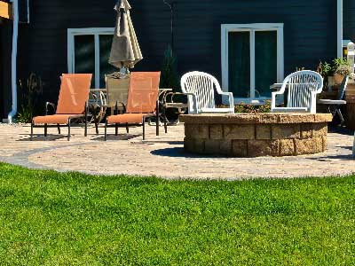 Paver Stone Firepits & Fire Places